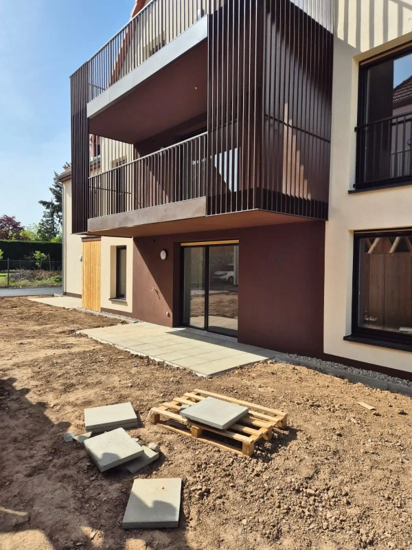 Schiltigheim résultat final balcons bois